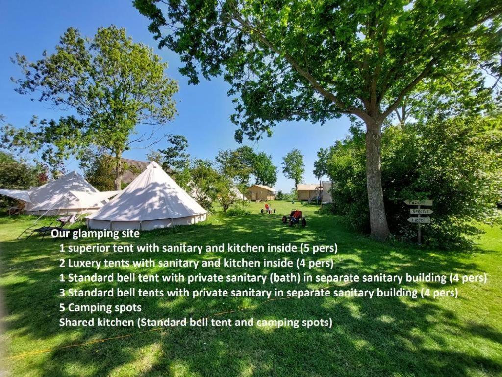 Bell Tent Glamping Essenhof Aagtekerke Esterno foto